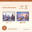 Christmas Luminous Painting Bluetooth speaker integrated gift idea