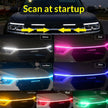 Dynamic LED Hood Light Bar – Daytime Running Light with Startup Scan Effect for Cars Canada