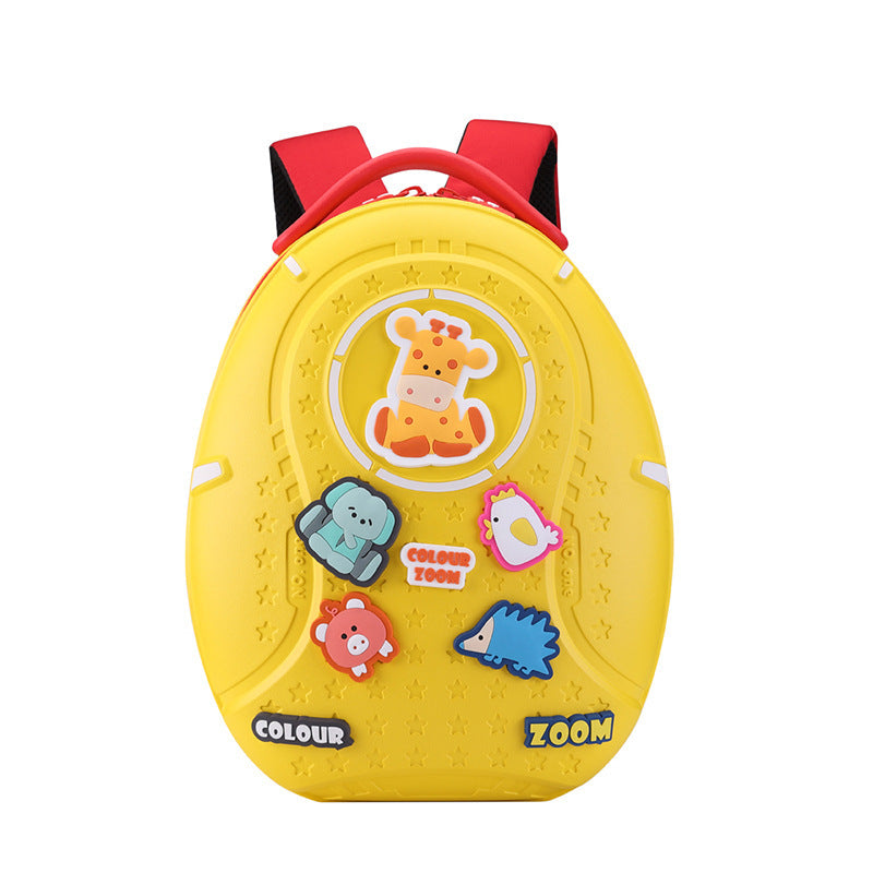 FUNLAB Air Backpack – Cartoon DIY Kids EVA School Bag | Blue, Yellow, Pink