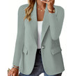 Ins Lapel Button Jacket Fashion Commuter Casual Suit Jacket Women's Long-sleeved Tops Outwear Clothing