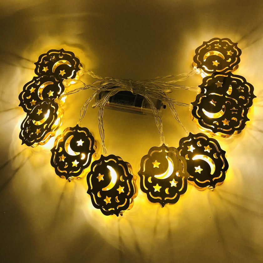 Ramadan Decoration For Diwali Festival Of Eurban Eid Mubarak String Light