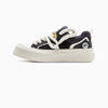 Men's Casual Sneakers with Color-Block Design and Rubber Sole