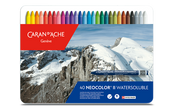 Caran d'Ache - Classic Neocolor II Water Soluble Wax Crayon - Tin Box Sets