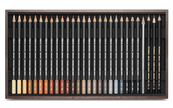 Caran d'Ache - Museum Watercolour Pencil - Wooden Box Set of 76