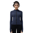 Long Sleeve Workout top for women Slim fit Athletics Sport Zip up Gym top