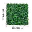 24 pcs 20 x 20 Artificial Boxwood Hedge Wall Green Panel