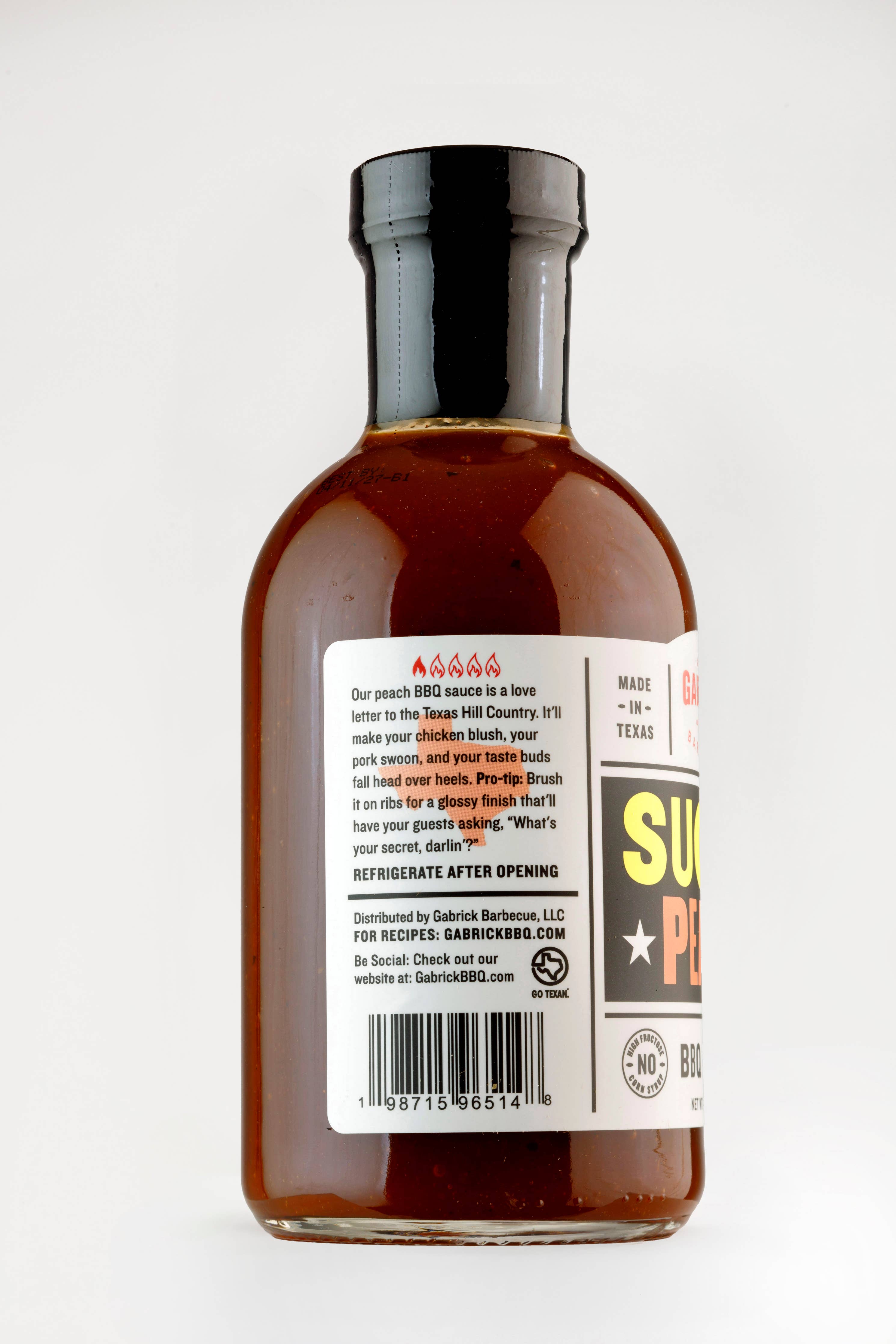 Gabrick BBQ Sauce Co. Sugar Peach BBQ Sauce