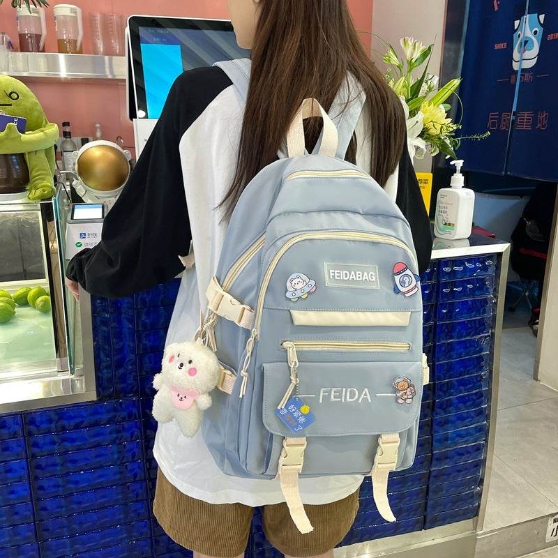Large Capacity College High School Girls School Bag