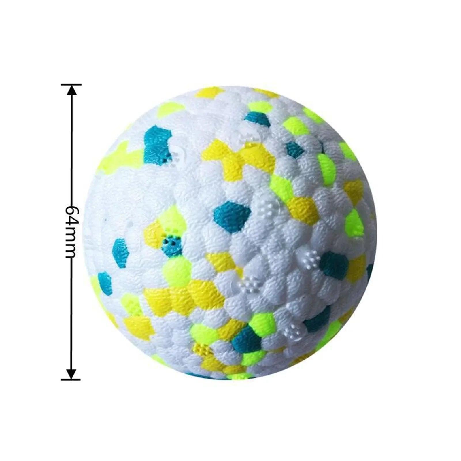 Dog Molar Chew Ball Interactive Pet Toy – Bite Resistant TPU Ball for Dogs (Orange, Green, Rugby)