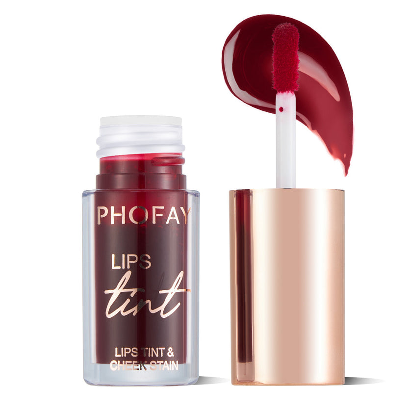 PHOFAY Lip Tint – Long-Wearing, Non-Drying Tint for Lips & Cheeks (3 Shades + Set)