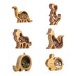 Wooden Animal & Alphabet Piggy Bank – Kids Holiday Gift, A–Z & Animal Styles