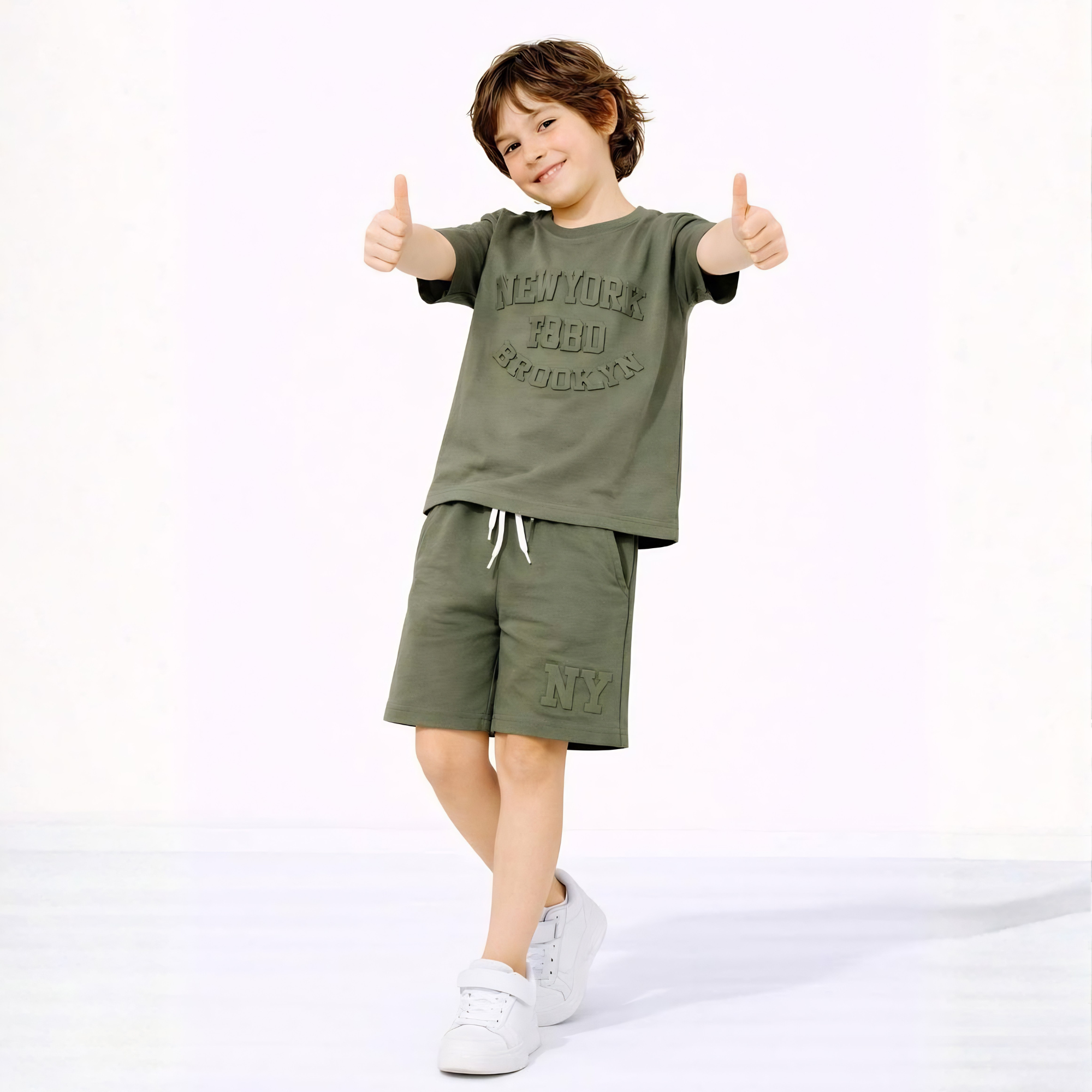Downtown Boy Shorts Set