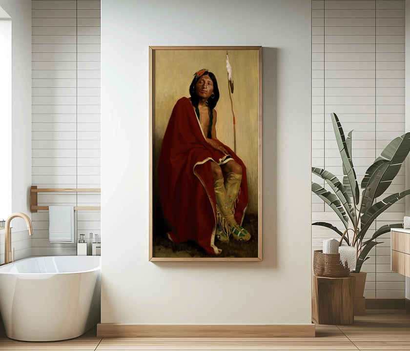 Eanger Irving Couse - Elk-Foot of the Taos Tribe - Vintage Native American Portrait Art