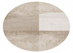Earth-Tone Abstract Bamboo Silk Area Rug