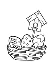 Easter Coloring Book for Toddlers (Spiral Edition)