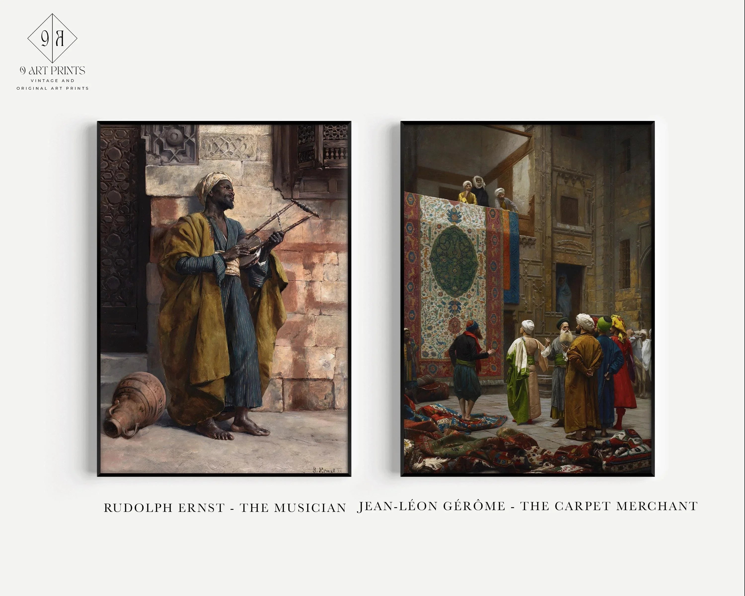 Eastward Gaze: Art Prints Inspired by the Ottoman and Arab Worlds Set