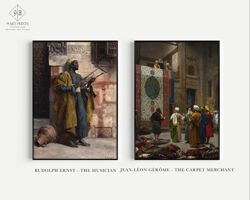 Eastward Gaze: Art Prints Inspired by the Ottoman and Arab Worlds Set