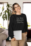 Eat Sleep Rhinestone Repeat Shirt – Funny Bling Lover Sparkle Tee | Blingdazzel