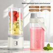 Rechargeable Electric Juicer Cup – Portable USB Blender with 6-Blade & Double Cup | 500ML