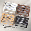 3 grid Bamboo Wood Wall Mounted Food Wrap Dispenser