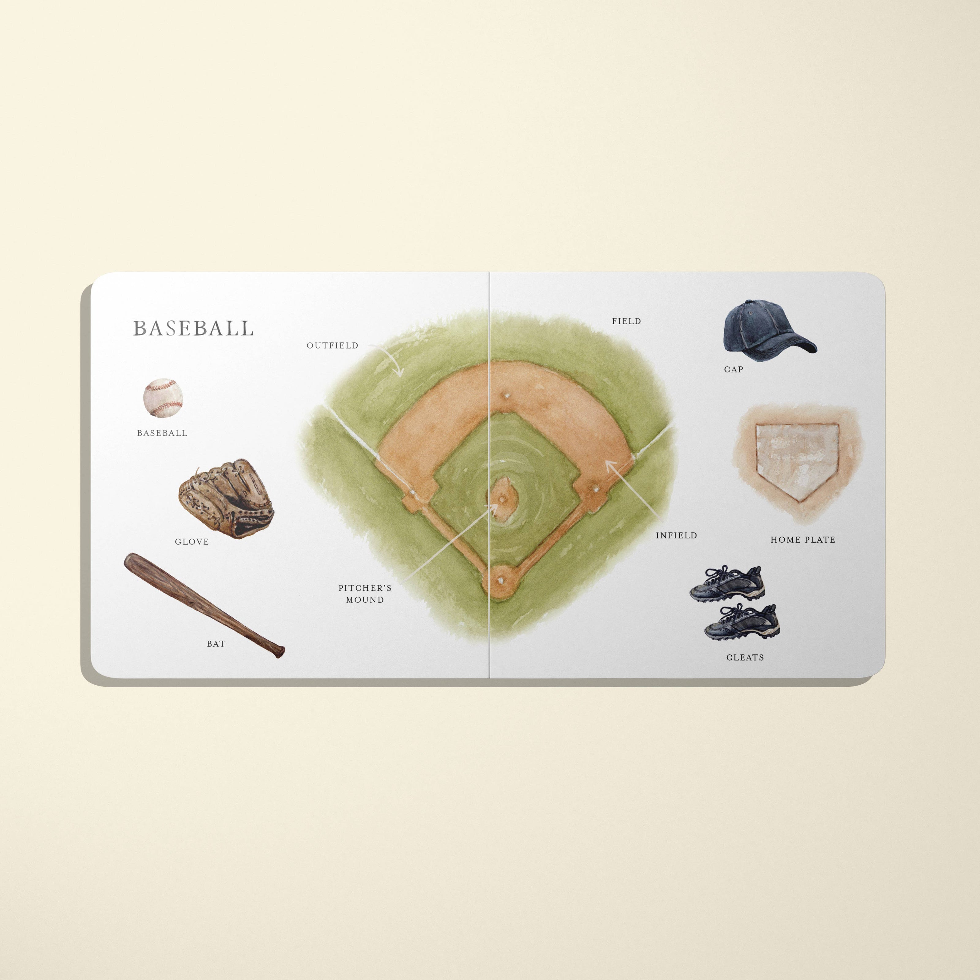 Paige Tate & Co. - Our Big Book of Sports (Baby Board Book)