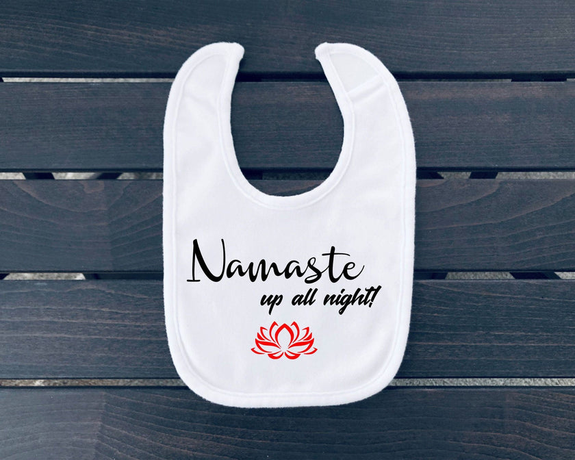 Namaste up all night infant bodysuit
