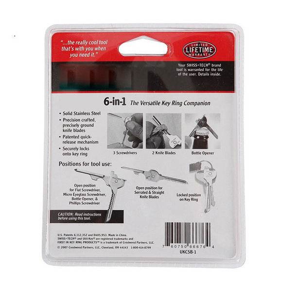 Multipurpose Keychain Key Survive Pocket Opener Shape - Mini Multi Gear