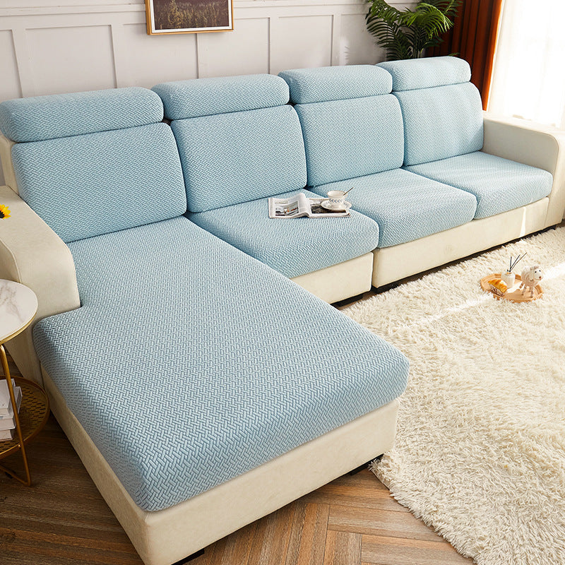 Polar Fleece Sofa Cover – All-Season Universal Couch Slipcover (6 Colours, S–2XL)