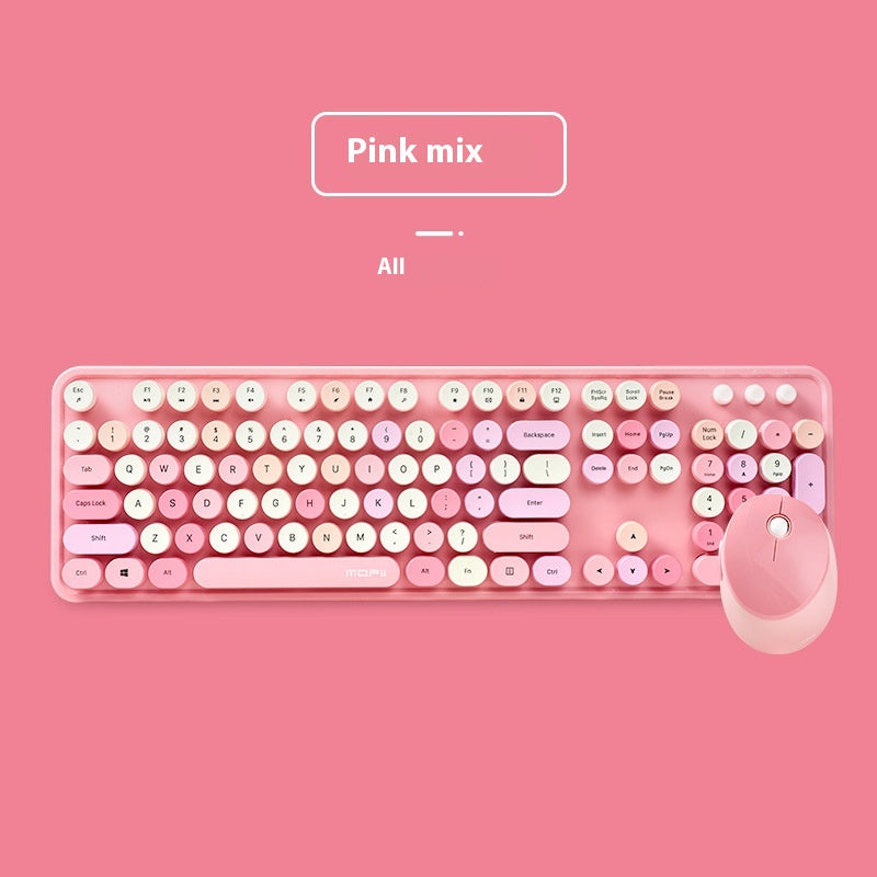 Wireless Keyboard and Mouse Set – Colorful Ergonomic Combo for Home and Office Canada