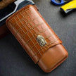 Portable Luxury Cubinski Gothic Moisturizing Leather Cigar Case