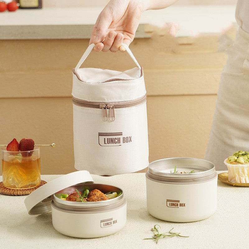 Portable PP 304 Stainless Steel Work Lunch Box