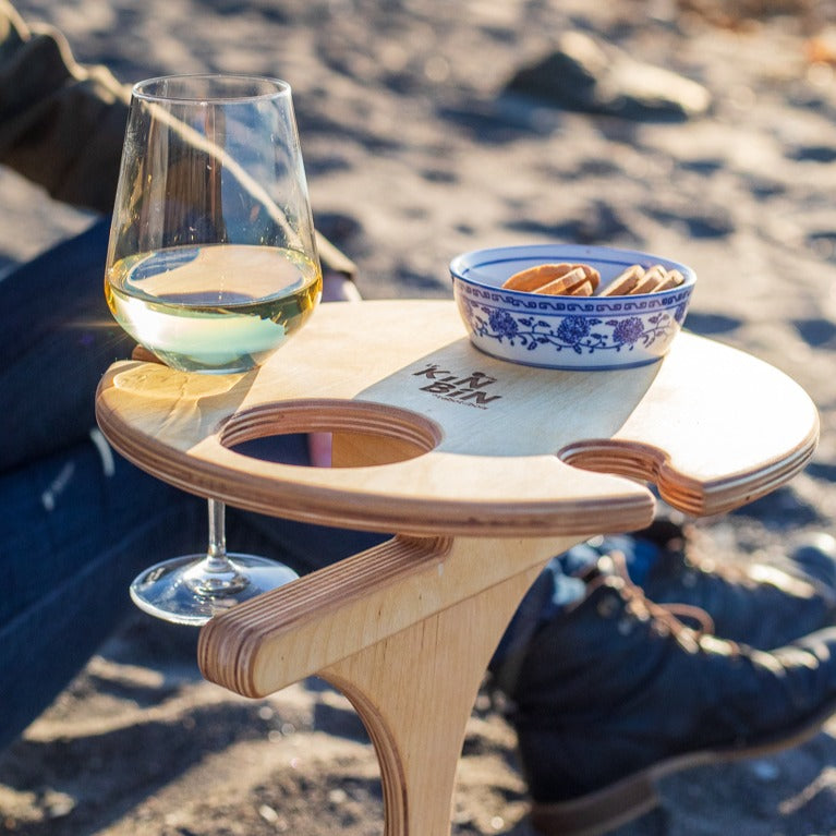 Kin-Bin plateau portable extérieur pour verres et bouteilles