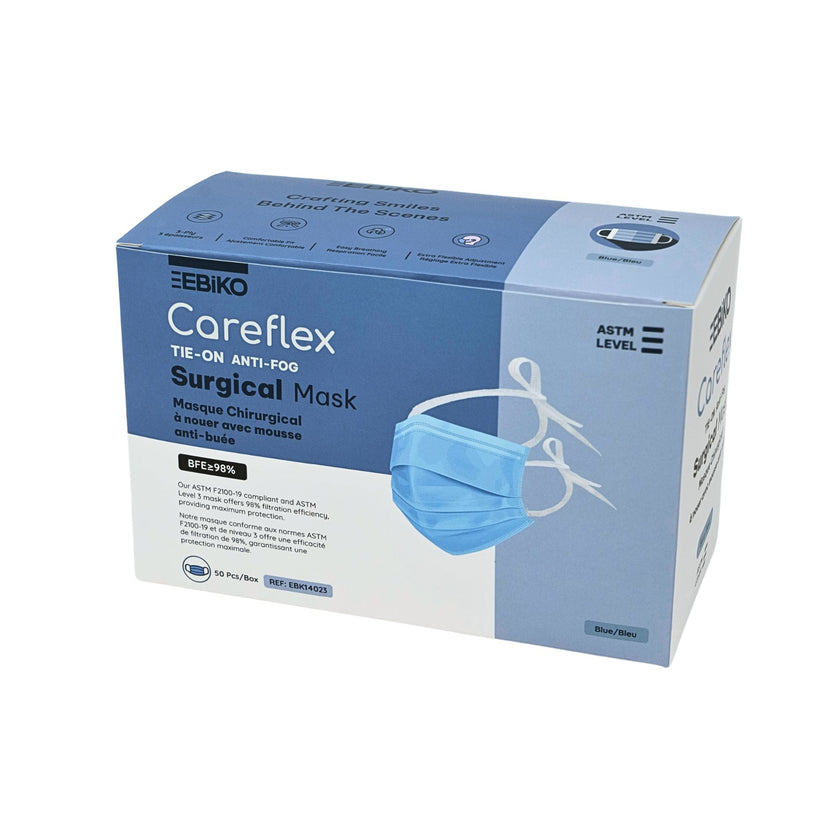 CareFlex Tie-On ASTM Surgical Masks - 50/Box