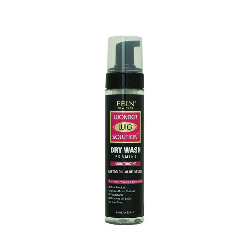 EBIN WONDER WIG SOLUTION DRY WASH FOAMING 8OZ