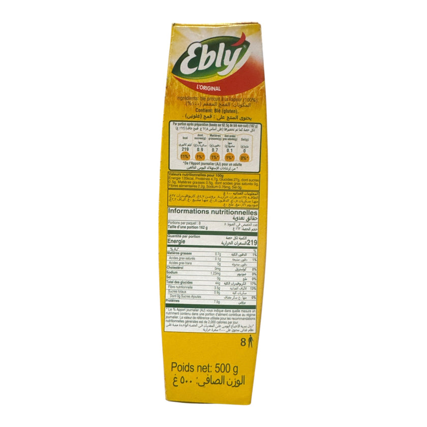 Ebly L’Original Precooked Wheat Grains 500g