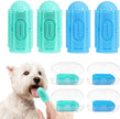 Silicone Pet Finger Toothbrush – Soft BPA-Free Dog & Cat Toothbrush for Teeth Cleaning & Gum Massage