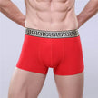 Men's Cotton Boxer Briefs Casual Solid Color Mid Waist underwear