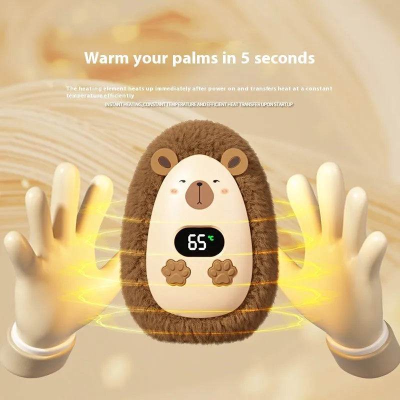 Winter Portable USB Rechargeable Outdoor Smart Fluffy Hand Warmer Hand muff