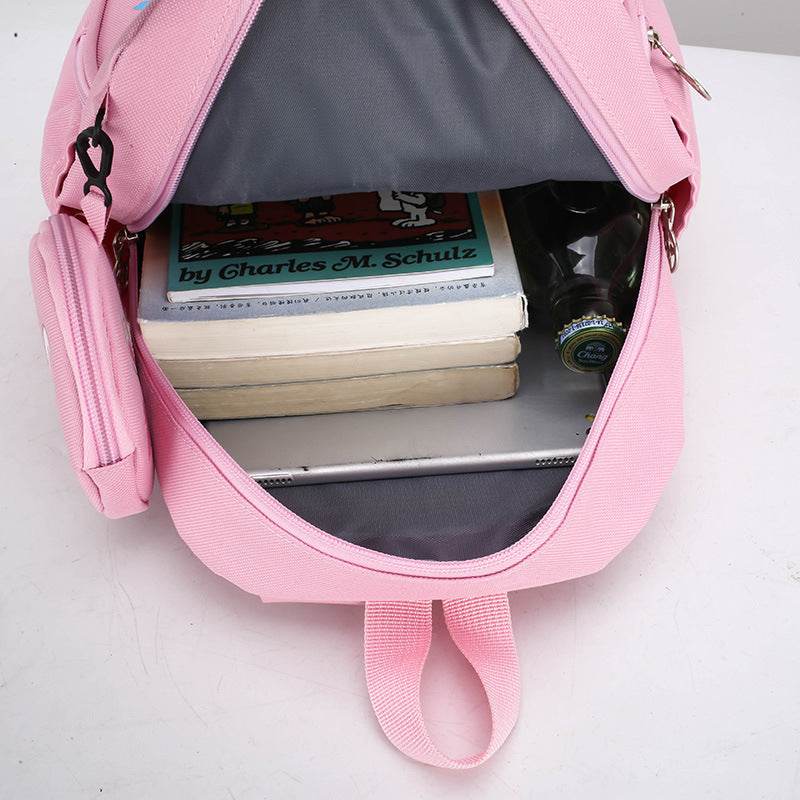 Large Capacity Cute Bunny Cartoon Backpack for School