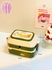 Cute Cartoon Multi-tiered  Kids Bento Lunch Box