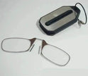 Nose Clip On Reading Glasses – Portable Rimless Presbyopic Eyewear | +100 to +300 | Unisex