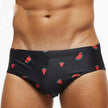 Solid Color Plus Size Swimming Trunks Briefs Shorts underwear