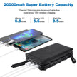 20,000mAh Foldable Solar Power Bank with Wireless Charging – 5 Colours