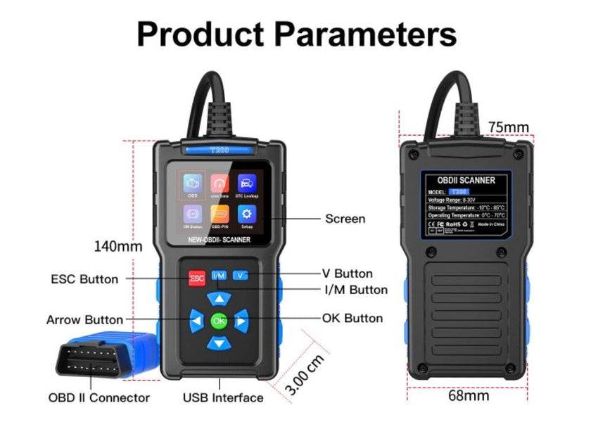 T200 Automobile Fault Diagnosis Instrument