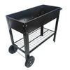 Rolling Mobile Raised Garden Bed Cart Planter Garden Bed Cart
