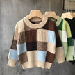 Kids Winter Thick Knitted Sweater top Crew neck Children