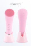 Silicone Electric Face Cleansing Brush with Vibration & Heating