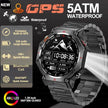 KC91 Smart Watch with Flashlight, Heart Rate, NFC and Bluetooth Calling