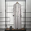 Elegant Embroidered Beaded Middle East Cardigan Robe Dress Open front Abaya Kimono