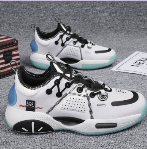 Men's Cotton Candy Basketball Sneakers – Chunky Fashion Sport Shoes